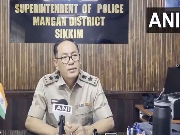 Superintendent of Police (SP), Mangan district, Sonam Detchu Bhutia (Photo/ANI) Superintendent of Police (SP), Mangan district, Sonam Detchu Bhutia (Photo/ANI)