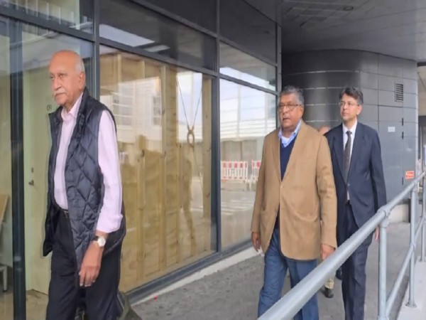 Ravi Shankar Prasad-led delegation departs from Denmark (Photo/ANI) Ravi Shankar Prasad-led delegation departs from Denmark (Photo/ANI)