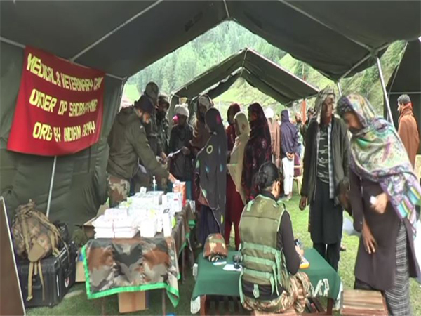 Army organises health camp for nomads at 7,850 feet in Bhaderwah (Photo/ANI)