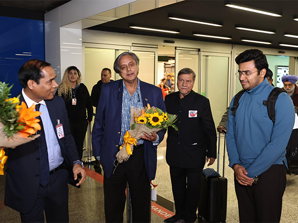 All-Party delegation led by Shashi Tharoor accorded with a warm welcome (Image: X@Tejasvi_Surya) All-Party delegation led by Shashi Tharoor accorded with a warm welcome (Image: X@Tejasvi_Surya)