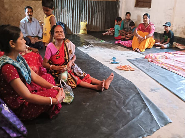 Families at a relief camp. (Photo/ANI) Families at a relief camp. (Photo/ANI)