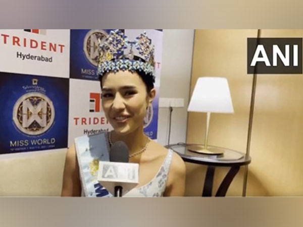 Miss World 2025 Opal Suchata (Image source/ANI)