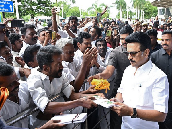 Tamil Nadu Chief Minister MK Stalin arrives in Madurai (Photo/ANI) Tamil Nadu Chief Minister MK Stalin arrives in Madurai (Photo/ANI)