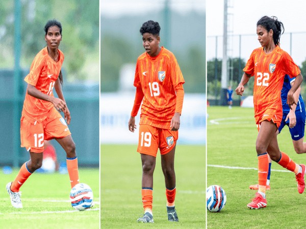 Manisha Naik, Malavika P, Priyadharshini Selladurai. (Photo: AIFF) 