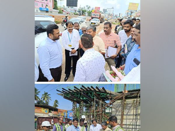 National Highways Authority of India Chairman, Santosh Kumar Yadav arrived in the Kerala on Sunday (Photo/ANI)