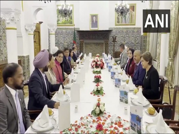 Mohamed Khouane Chairman of the Committee on Foreign Affairs, Cooperation and the National Community Abroad hosted a formal dinner (Photo/ANI) Mohamed Khouane Chairman of the Committee on Foreign Affairs, Cooperation and the National Community Abroad hosted a formal dinner (Photo/ANI)