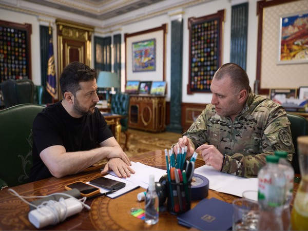 Ukrainian President Volodymyr Zelenskyy with Head of the Security Service of Ukraine Vasyl Maliuk (Image: X @ZelenskyyUa) 