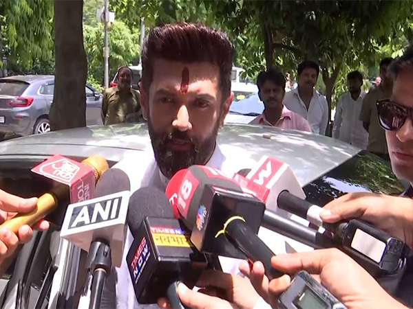  Union Minister and Lok Janshakti Party (Ram Vilas) chief Chirag Paswan  (Photo/ANI)