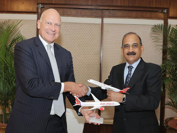 Campbell Wilson, CEO and Managing Director, Air India, and Kishore Beegoo, Chairman, Air Mauritius. (Image: Air India) Campbell Wilson, CEO and Managing Director, Air India, and Kishore Beegoo, Chairman, Air Mauritius. (Image: Air India)