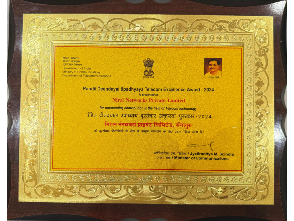 Pandit Deen Dayal Upadhyaya Telecom Excellence Award 2024