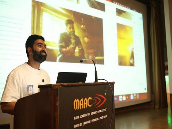 Deenu Khan (neuraltech.ai) addresses students of MAAC Delhi NCR