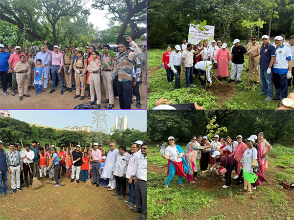 Special Campaign of tree plantation and cleaning drive Launched by Ravindra Waikar, MP Loksabha and Manisha Waikar for martyrs “Ek PER SHAHEED KE NAAM”