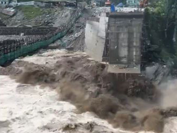 Incessant rains and a cloudburst affected northern Sikkim massively (Photo/ @BROindia) 