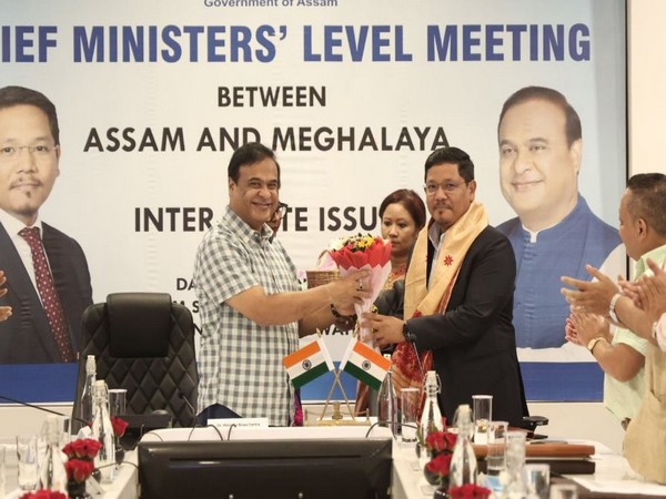Assam CM, Himanta Biswa Sarma holds meeting with Meghalaya CM Conrad Sangma (Photo/X: @himantabiswa)