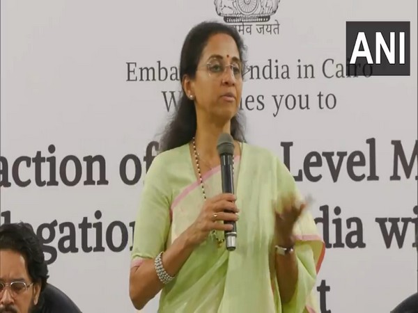 NCP-SCP MP and Group 7 of all-party delegation leader Supriya Sule (Phone/ANI)