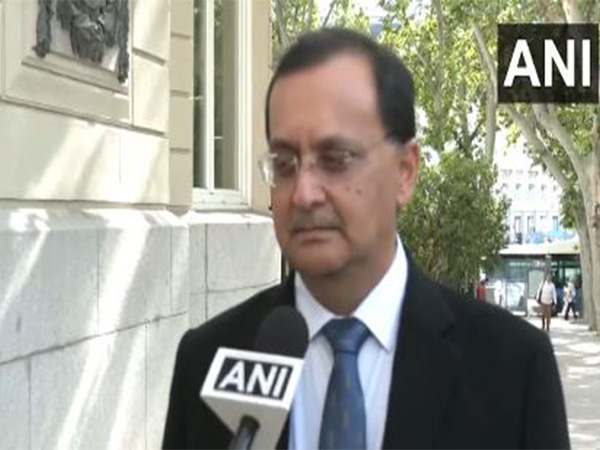 Indian Ambassador to Spain Dinesh K Patnaik (Photo/ANI)