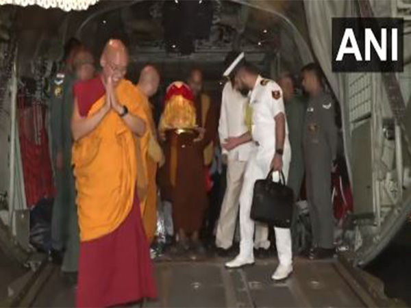Holy relics of Lord Buddha return to India (Photo/ANI) 