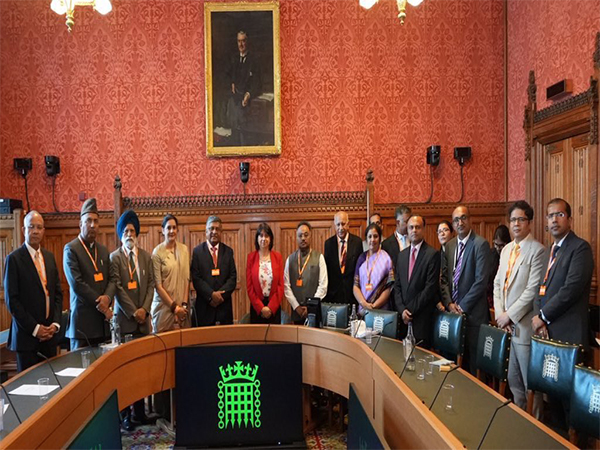 Ravi Shankar Prasad led delegation meets UK minister (Image: X @rsprasad)