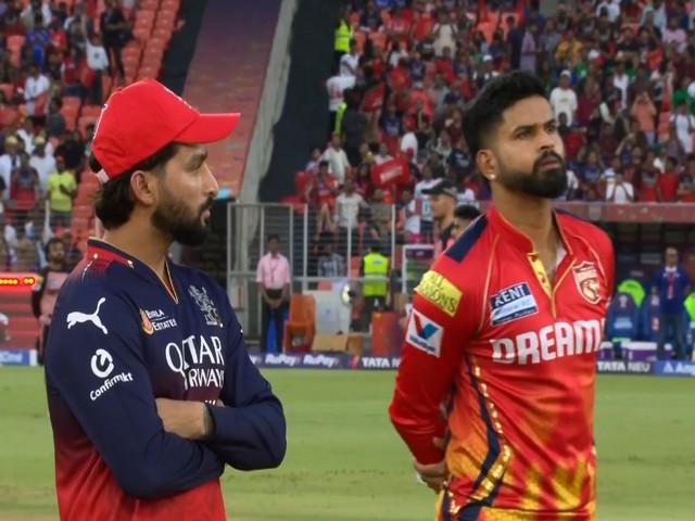 RCB captain Rajat Patidar and PBKS skipper Shreyas Iyer (Photo: @ipl/X)