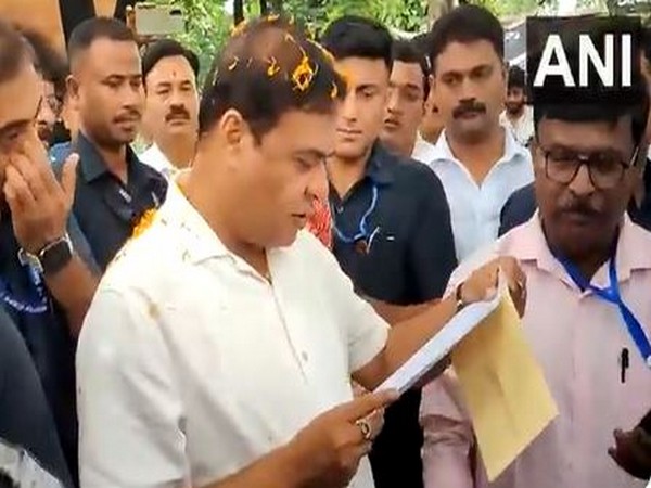 Assam CM Himanta Biswa Sarma visits flood relief camps in Silchar (Photo/ANI)