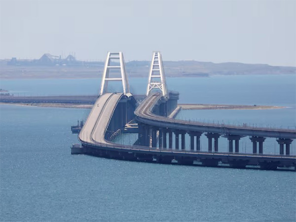 A section of Kerch bridge in Crimea. (File Photo/Reuters) A section of Kerch bridge in Crimea. (File Photo/Reuters)