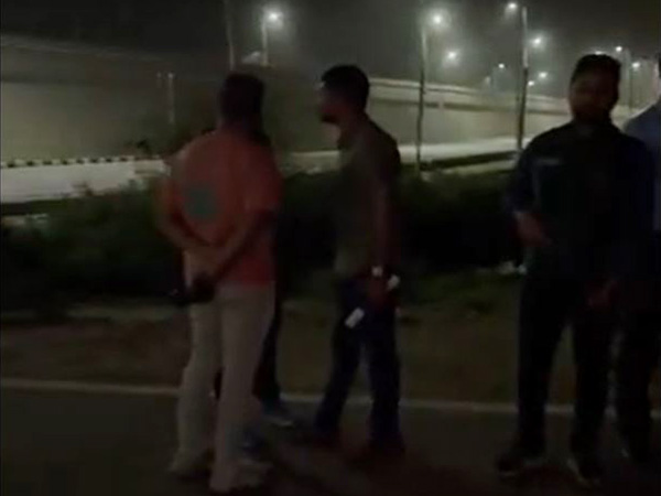 Visuals from the spot (Photo: Screengrab of the video shared by Delhi Police) 