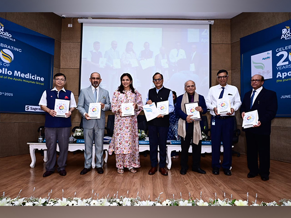 Leaders from Apollo Hospitals celebrate 20 years of Apollo Medicine, the Group’s official medical journal, at a special event held on June 3, 2025
