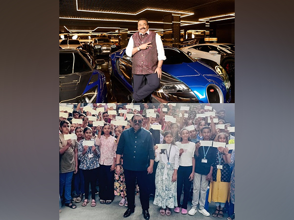 Dr. Roy C.J. Founder and Chairman, Confident Group with the scholarship recipients