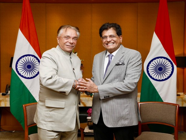 Minister Piyush Goyal with Giorgio Girondi, Founder and Chairman, UFI Filters. (Photo/X@PiyushGoyal)