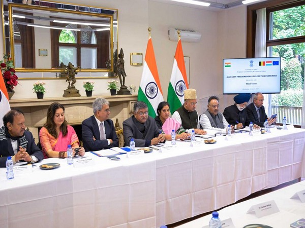 Ravi Shankar Prasad delegation interacts with Brussels think tank