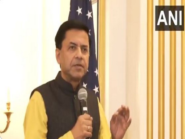 BJP MP Shashank Mani in United States (Photo/ANI)