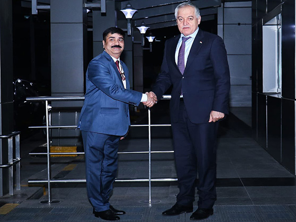 Tajikistan FM welcomed in India (Image: X @MEAIndia)