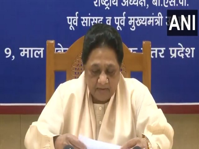 Bahujan Samaj Party (BSP) President Mayawati (Photo/ANI)