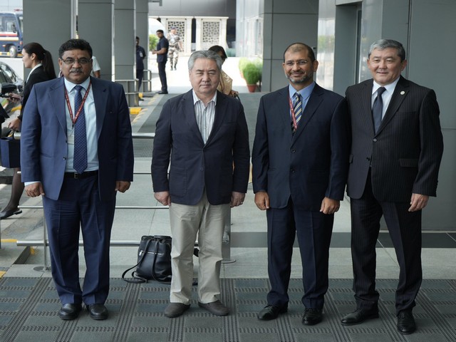 Kyrgyz Foreign Minister Zheenbek Kulubaev arrives in New Delhi for India-Central Asia Dialogue. (Photo: X/ @MEAIndia)