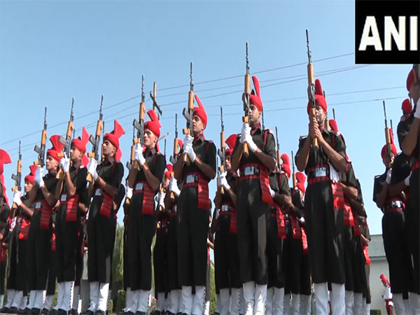 Agniveers during Passing Out Parade at JAK LI Regimental Centre, Srinagar. (Photo/ANI)