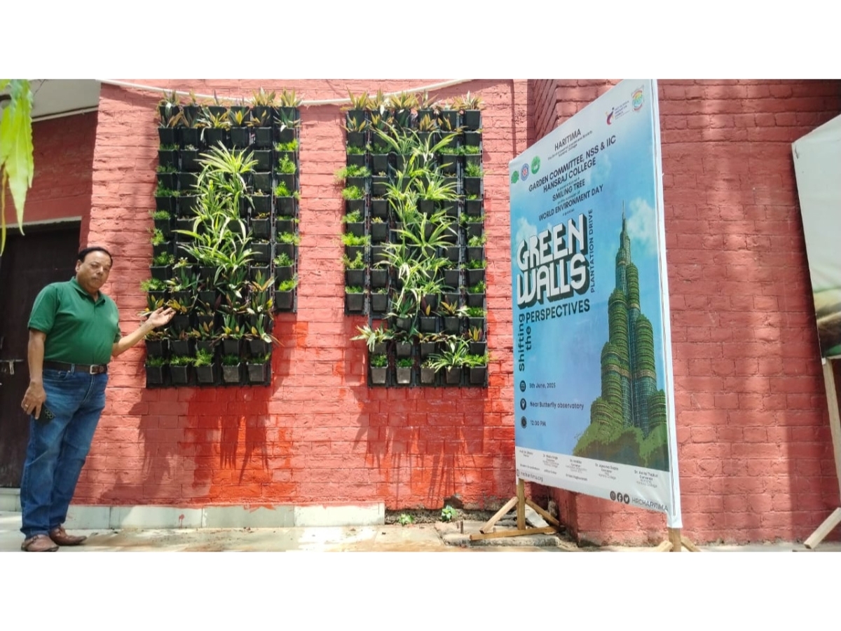 Smiling Tree Celebrates World Environment Day at Hansraj College and Maurice Nagar Police Station