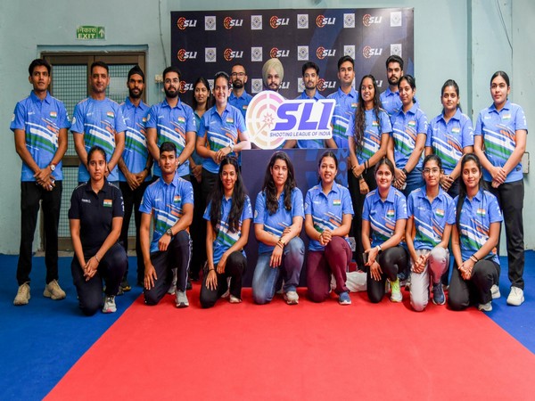 Indian shooters with SLI logo (Photo: NRAI)