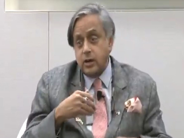 Congress MP Shashi Tharoor in Washington DC. (Photo/ANI)