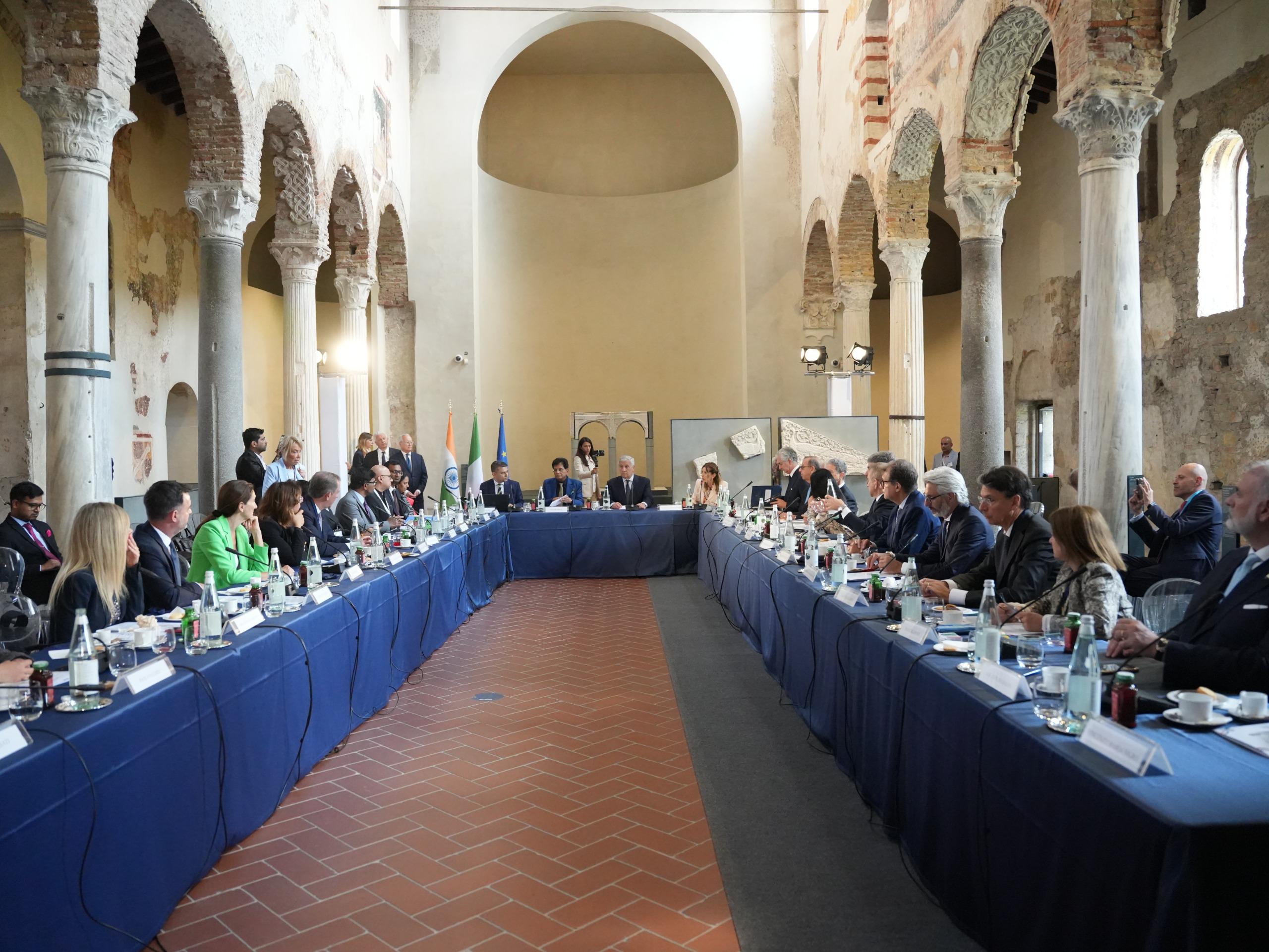 Piyush Goyal co-chaired Joint Commission on Economic Cooperation (JCEC) with Antonio Tajani, Italy’s Deputy PM (Photo- X@piyushgoyal)  