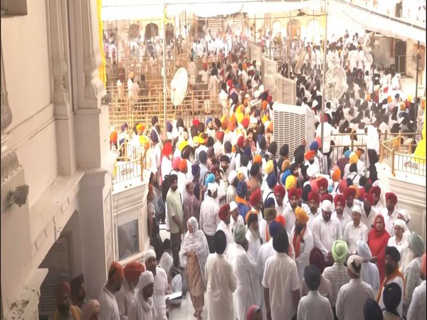 People gathered at Golden Temple on Operation Blue Star anniversary (Photo/ANI)
