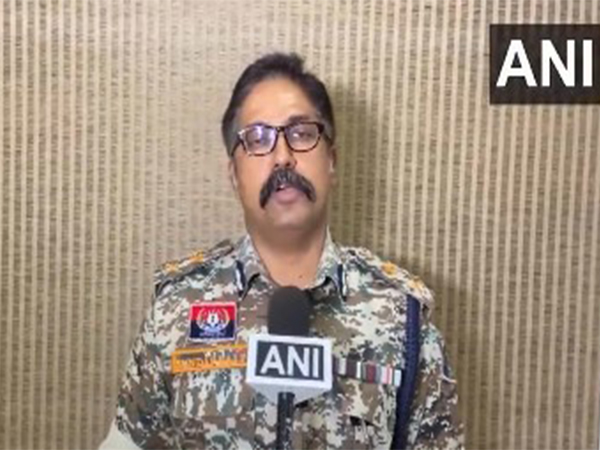 Bastar Inspector General, P Sundarraj (Photo/ANI)