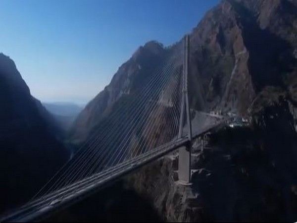 India's first cable-stayed rail bridge - 'Anji Bridge ' (Photo/X@AshwiniVaishnaw)