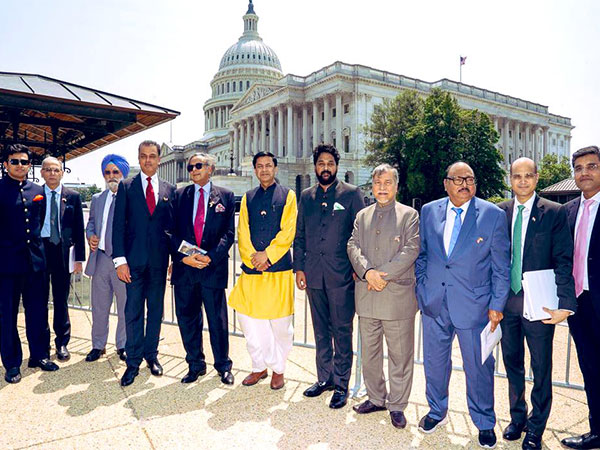 Congress MP Shashi Tharoor's delegation in the US (Image: X@ShashiTharoor)
