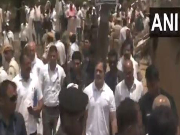 Lok Sabha LoP Rahul Gandhi in Gaya (Photo/ANI)