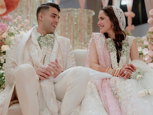 Couple Shazahn Padamsee and Ashish Kanakia (Image source: Instagram@shazahnpadamsee) 