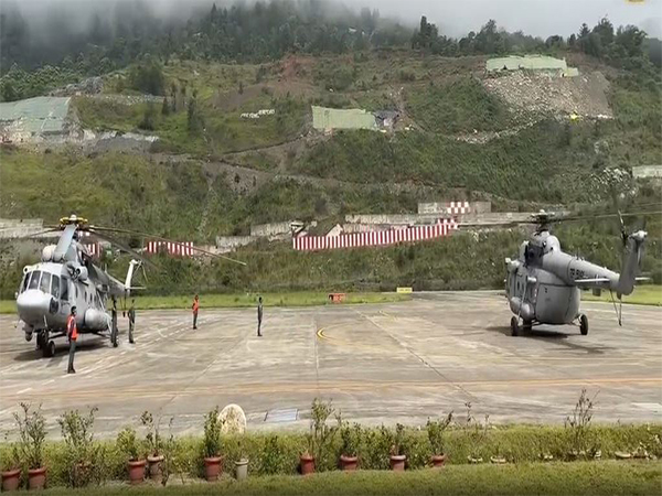 Evacuation efforts in North Sikkim. (Photo/ANI)