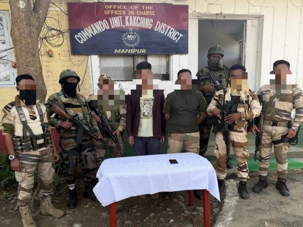 One active cadre of KCP (PWG) arrested by Manipur police & central forces on Friday. (Photo/Press Release) 