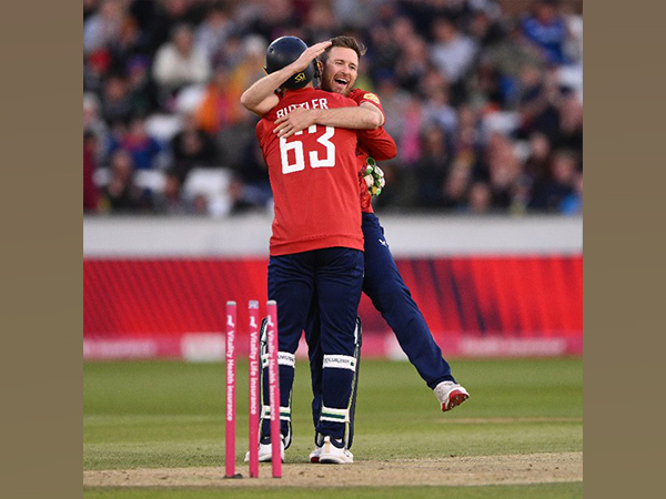 Liam Dawson. (Photo- @englandcricket X)