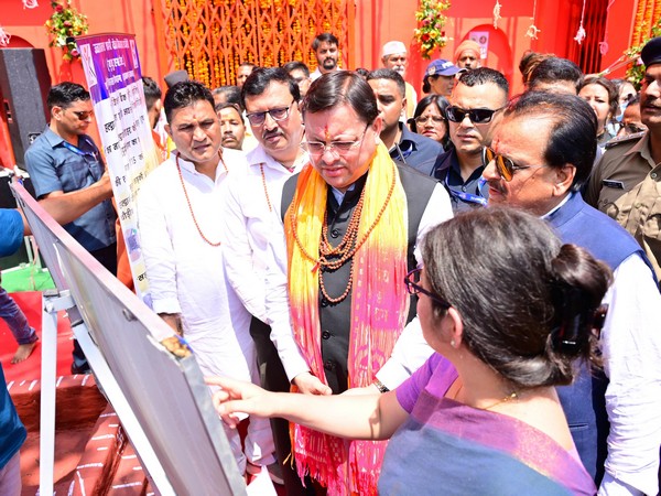 Uttarakhand CM Pushkar Singh Dhami during ‘Pran Pratishtha’ ceremony at Kalusiddh Temple in Haldwani (Photo/CMO) 