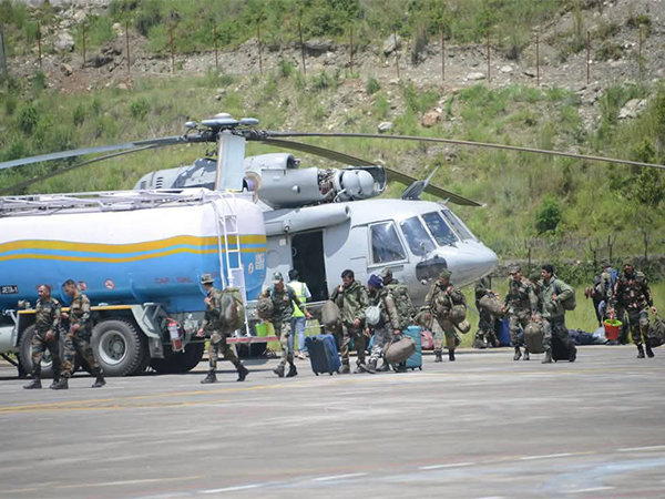 Final sortie of MI-17 helicopters marks end of Chaten evacuation (Photo/ANI)  